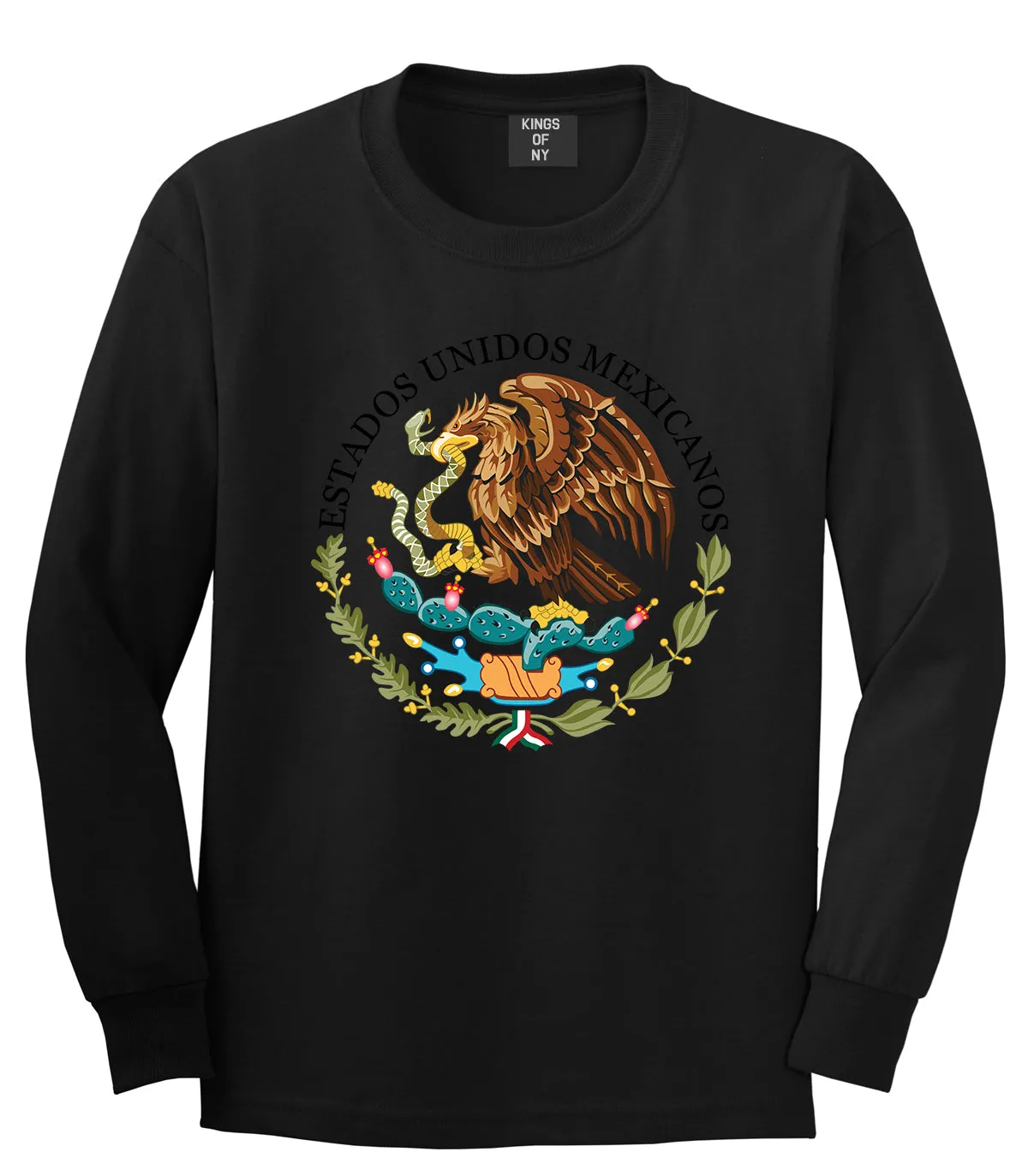 Seal of the Government of Mexico Mens Long Sleeve T-Shirt