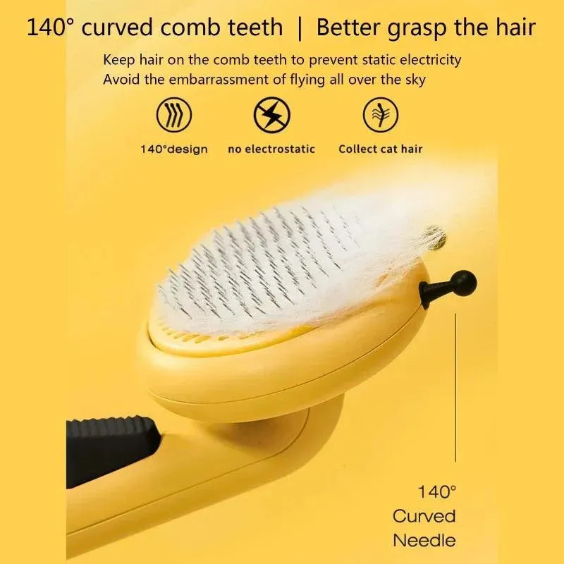 Self-Cleaning Slicker Brush