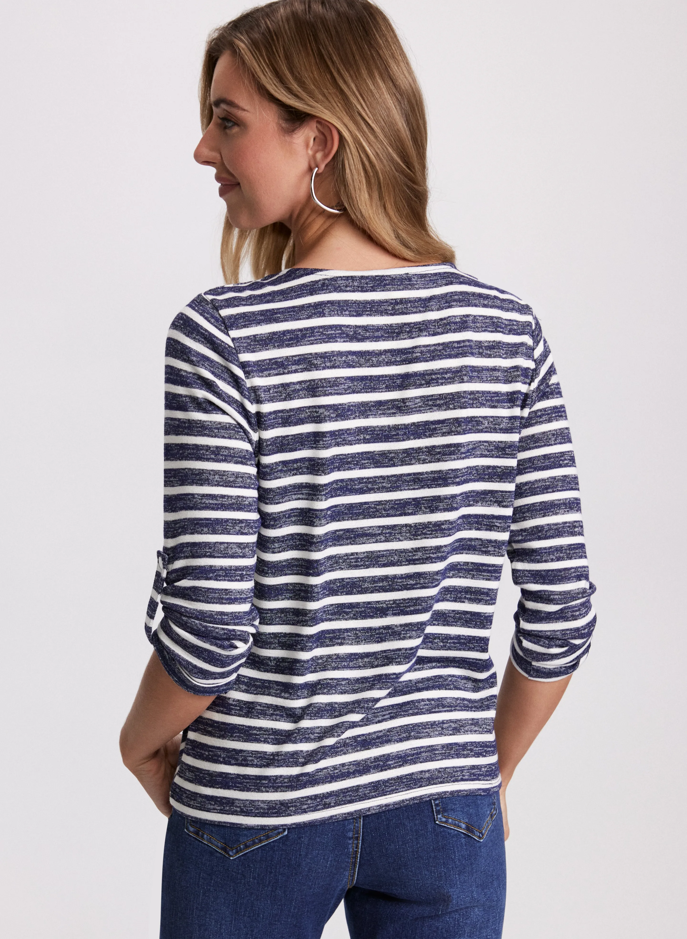 Stripe Knit Top