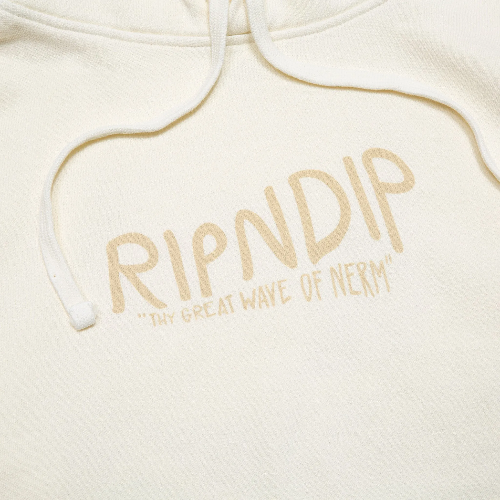 The Great Wave Of Nerm Hoodie (Cream)