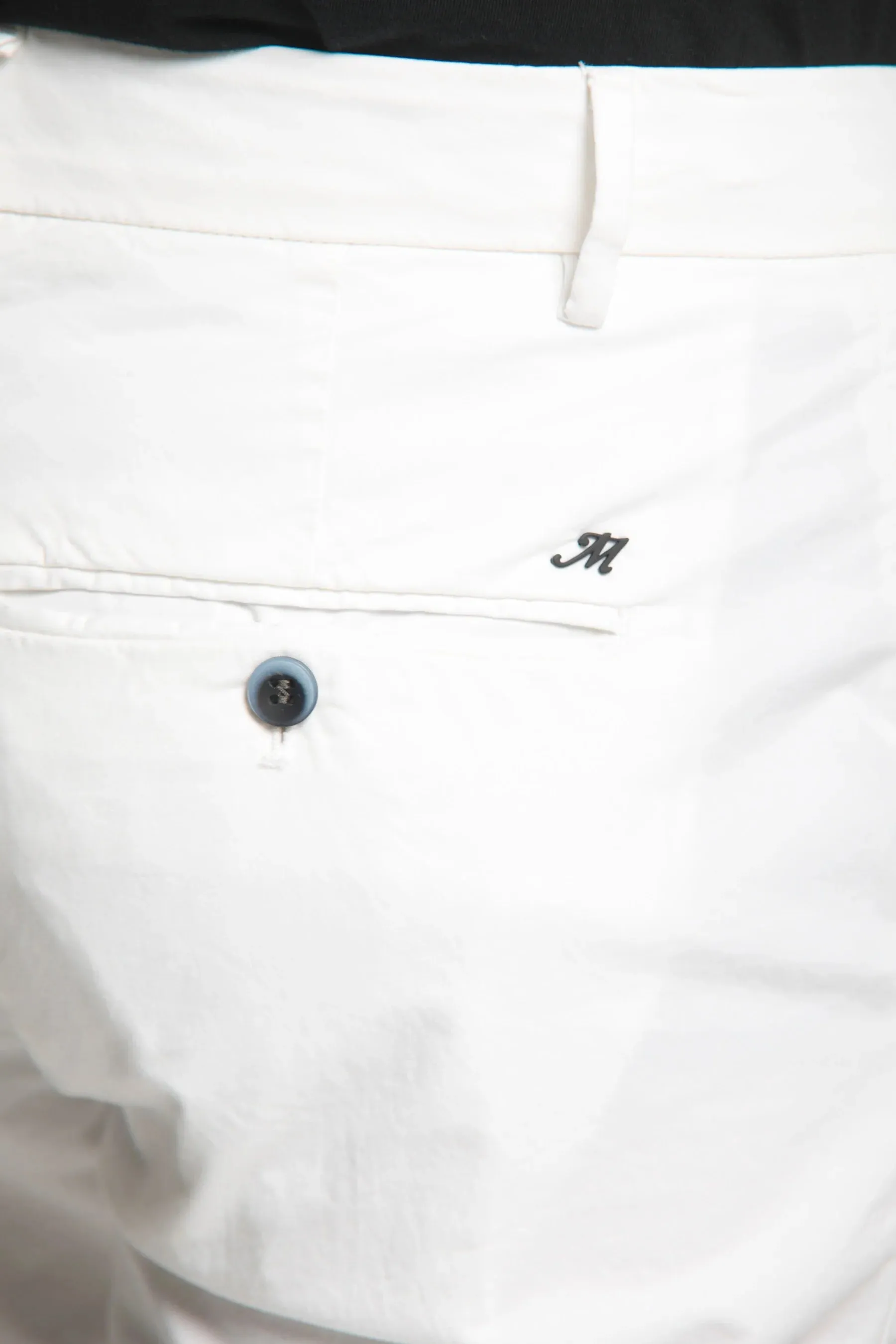 White Chino Gaberdine Stretch - Mason's