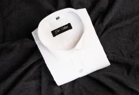 White Color Casa View Linen Shirt For Men's